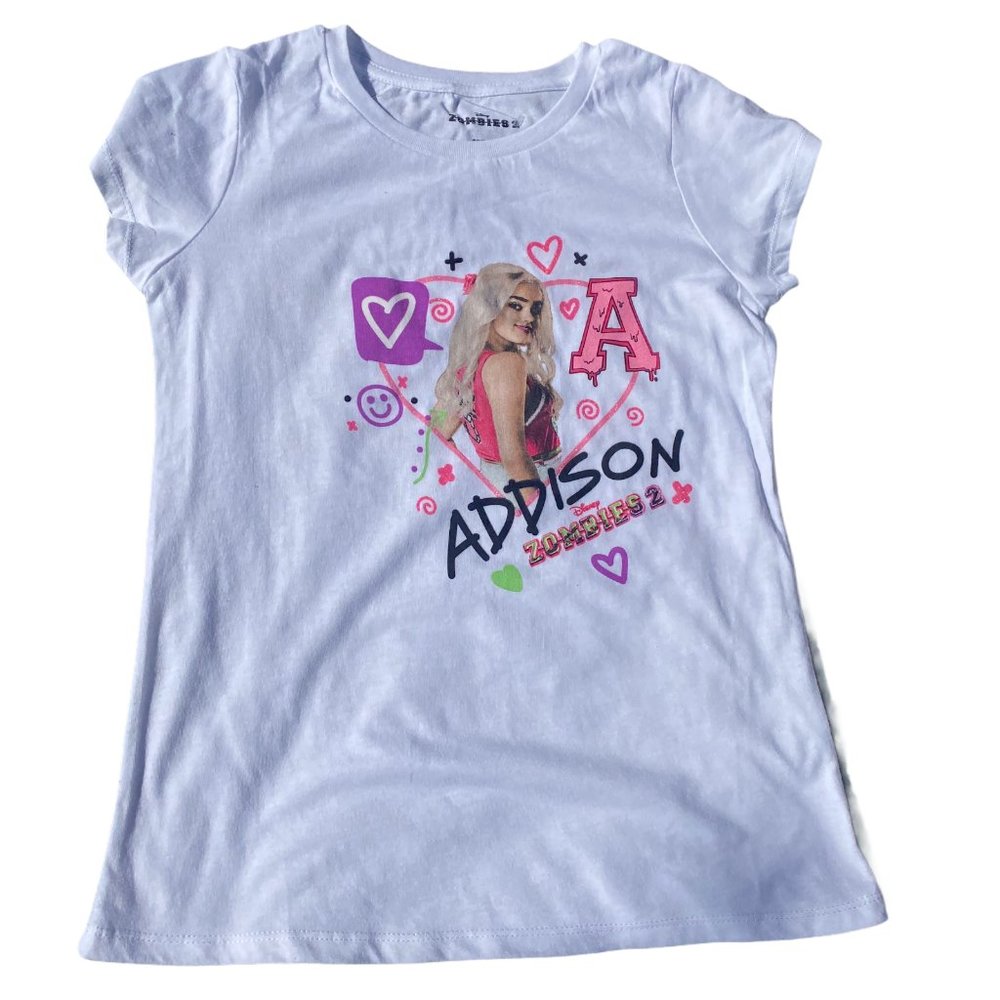 New! Girl's Disney Addison Zombies Shirt